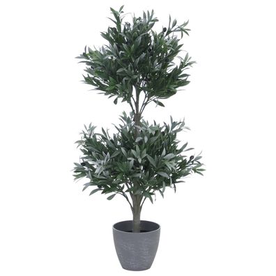Künstlicher Olivenbaum HWC-Q88, Kunstpflanze, Outdoor Polyethylen 104x48x48cm
