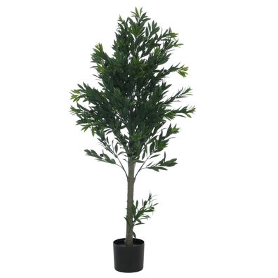 Künstlicher Olivenbaum HWC-Q88, Kunstpflanze, Outdoor Polyethylen 126x58x58cm