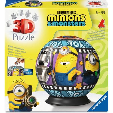 Ravensburger 3D Puzzleball Minons 3, 72 Teile