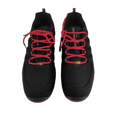 ELTEN Unisex Maddox Schwarz-Rot Low ESD S3 Arbeitsschuh, 47 EU