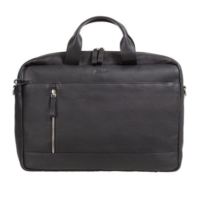 Alassio Laptoptasche TIBER schwarz Leder (47034)