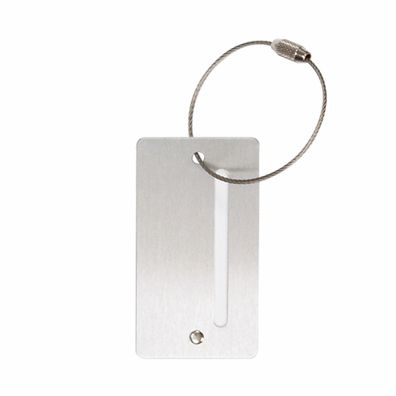 JSA Kofferanhänger Aluminium silber (40503)