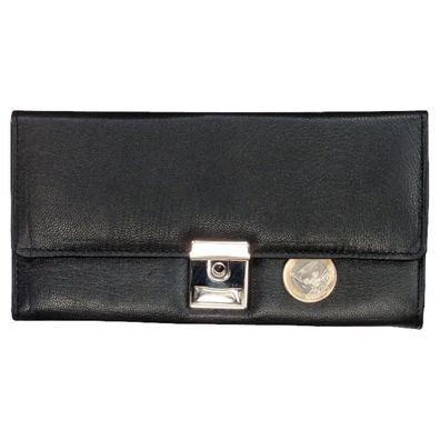 Alassio Kellnerbörse Kellnertasche Gastrogeldbörse Taxibörse Leder schwarz 42066