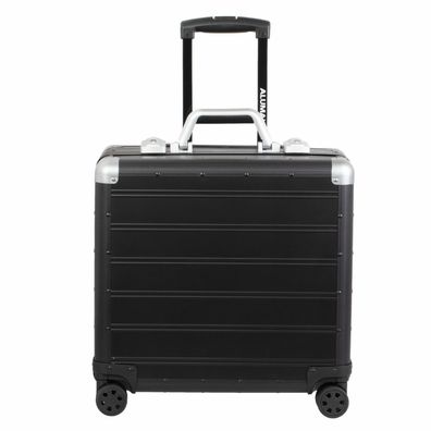 Alumaxx Business Trolley GEMINI Dokumentenkoffer Aluminium schwarz matt 45173