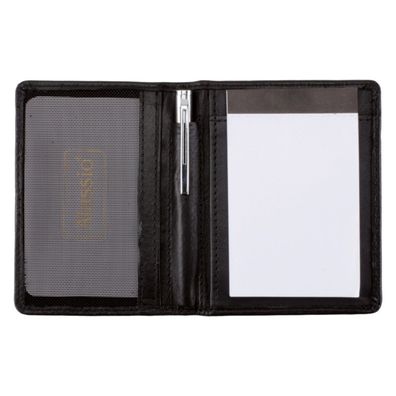 Alassio Notizblock-Etui MONZA Notizbuch Scheibblock Notizheft Leder rot 43064