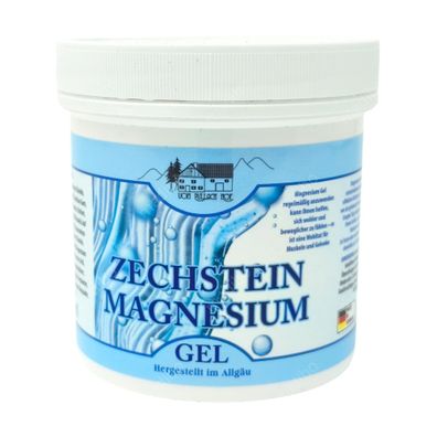 43,56 Euro pro 1 Liter Zechstein Magnesium Gel 250 ml - Allgäu