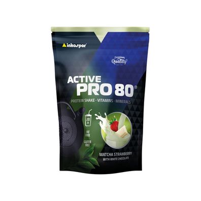 45,80 €/ kg | Inkospor ACTIVE PRO 80® Matcha Strawberry 500g Beutel