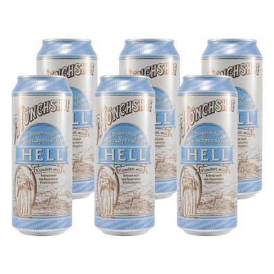 Mönchshof Hell (24 x 0,5L) EINWEG