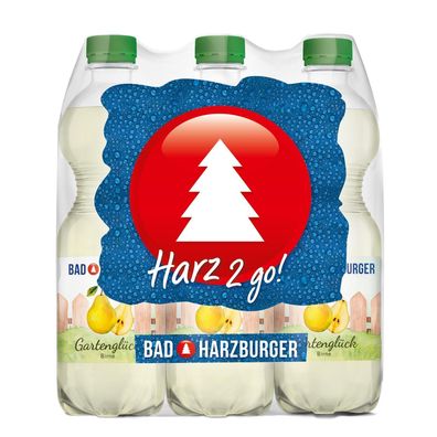 Bad Harzburger Gartenglück Birne (6 x 0,5L) EINWEG