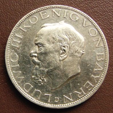 Bayern. 5 Mark 1914 D