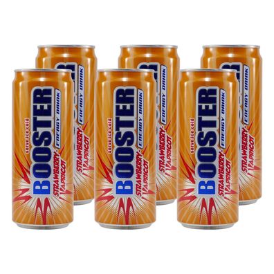 Booster Energy Drink Strawbeery-Apricot (24 x 0,33L) EINWEG