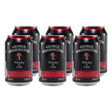 George Washington Whiskey & Cola (12 x 0,33L) EINWEG