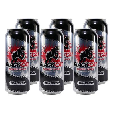 Black Cat Energy Drink Original (12 x 0,5L) EINWEG