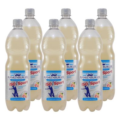 Blankenburger ISO Sport Grapefruit-Zitrone (12 x 1,0L) EINWEG