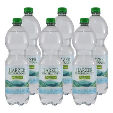 Harzer Bergbrunnen -Medium- (12 x 1,0L) EINWEG