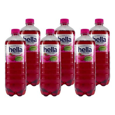 hella Leichte Limo Himbeere (6 x 0,75L) EINWEG