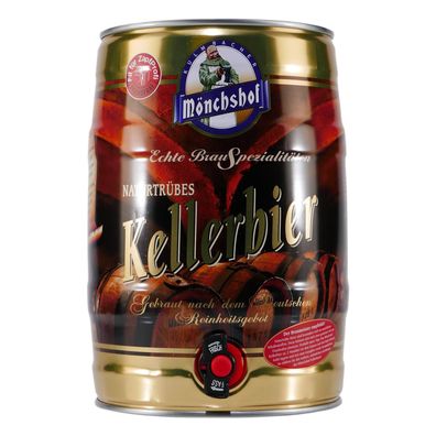 Mönchshof Kellerbier Bierfass 5,0L EINWEG