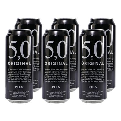 5,0 Original Pils (24 x 0,5L) EINWEG