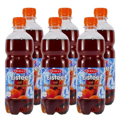 Quelly Eistee Pfirsich (6 x 0,5L) EINWEG