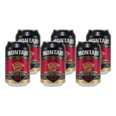 Montajo Spiced Rum & Cola (12 x 0,33L) EINWEG