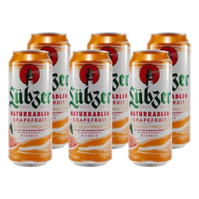 Lübzer Naturradler Grapefruit (24 x 0,5L) EINWEG