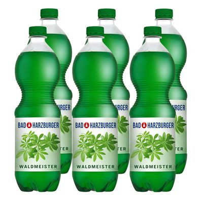 Bad Harzburger Waldmeister Limonade (12 x 1,0L) EINWEG