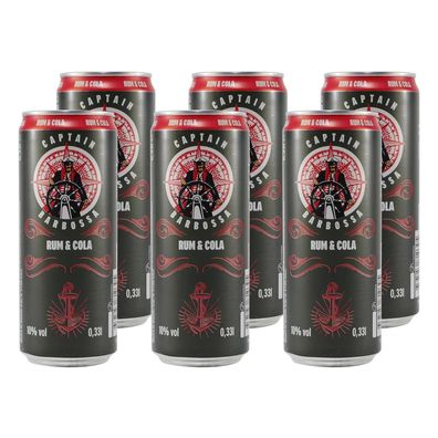 Captain Barbossa Rum & Cola (12 x 0,33L) EINWEG