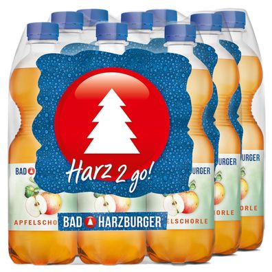 Bad Harzburger Apfelschorle PET (18 x 0,5L) EINWEG
