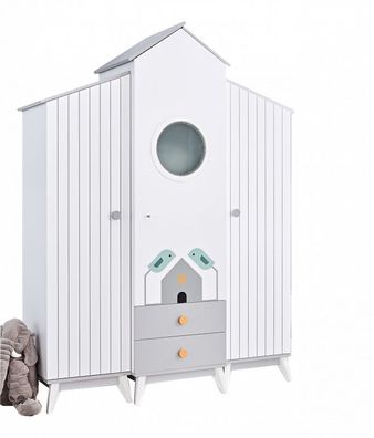 Kleiderschrank BIRD HOUSE, 3-türig