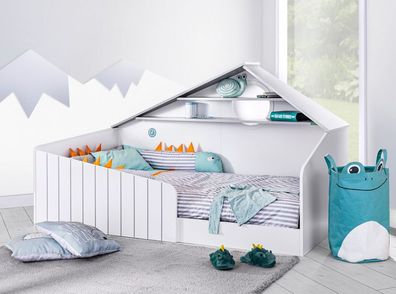 Bodenbett BIRD HOUSE, 100x200 cm