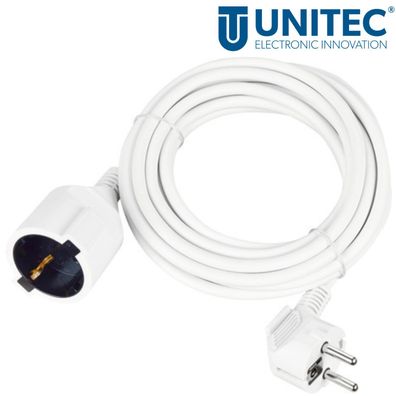 Schuko Verlängerungskabel 5m Strom-Verlängerung Stromkabel IP20 Schuko-Stecker