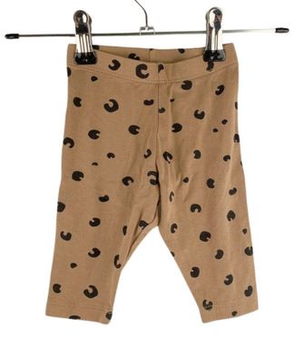 H&M Basic Leggings Gr. 56 Braun Gepunktet Babyhose Zustand Wie Neu