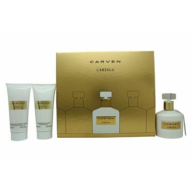 Carven L'Absolu Gift Set 100ml EDP + 100ml Body Milk + 100ml Shower Gel