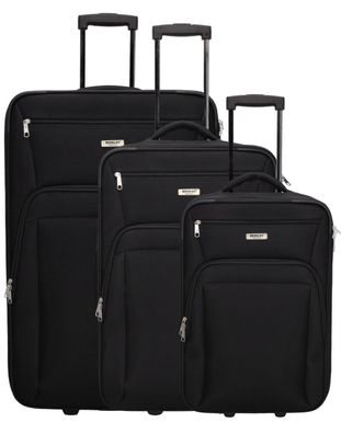 Beagles Originals Kofferset - 3 Koffer - S, M & L - Kofferset - Schwarz