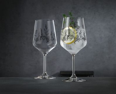 Nachtmann Wine/Spritz Glas Botanical Black Set/2 Tattoo 105723