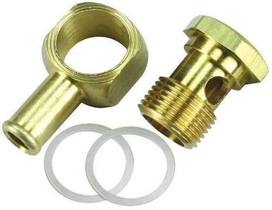 Benzinanschluss BANJO Edelbrock UND CARTER Vergaser