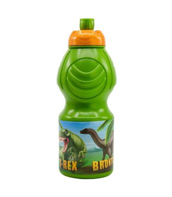 Dinosaurier Sport Bottle 400 ml für Kindergarten Freizeit und Reise