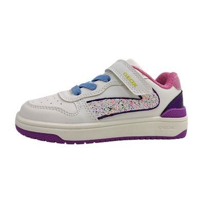 Geox Washiba J55HXA-054AJ/C1Z8H Weiß white/dk purple C1ZBH
