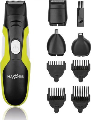 Maxxmee 4 in1 Rasierer Set trimmen und stylen 4 Trimmaufsätze & 4 Rasierköpfe