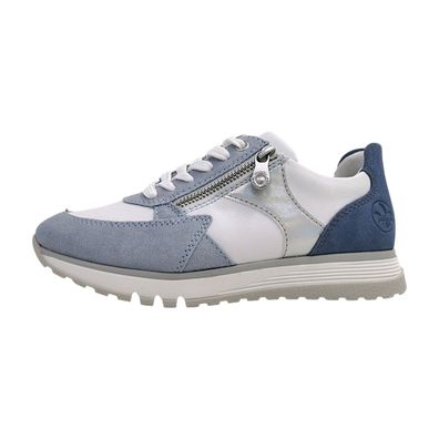Rieker 49010-12 Weiß blau kombi 12