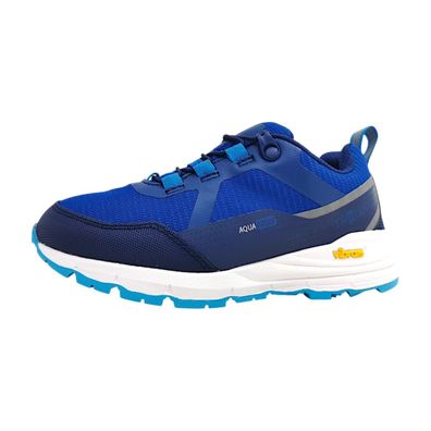 Trollkids Skarvan Hiker Low XT 700-139 Blau poo+alpine blue/dkindigo