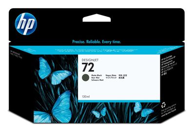 HP 72 Mattschwarz DesignJet Druckerpatrone, 130 ml