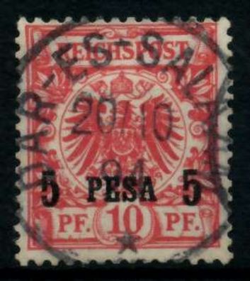 Deutsch-ostafrika DOA Nr 3Ia zentrisch gestempelt gepr. X6CC2B2