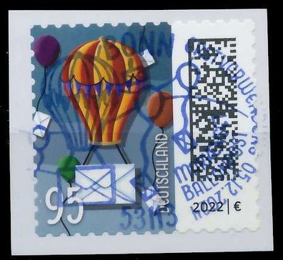 BRD BUND DS WELT DER BRIEFE Nr 3873 ESST ZENTR- X112E1E