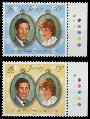 JERSEY 1981 Nr 262-263 postfrisch SRA XAE28DA
