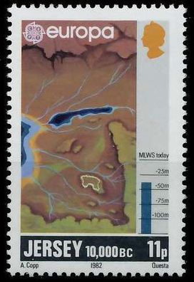 JERSEY 1982 Nr 279 postfrisch SE66ABA