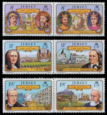 JERSEY 1982 Nr 282WP-287WP postfrisch SE66AEE