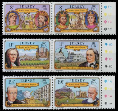 JERSEY 1982 Nr 282WP-287WP postfrisch SRA XAE293E