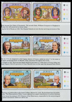 JERSEY 1982 Nr 282WP-287WP postfrisch ECKE-URE XAE2936