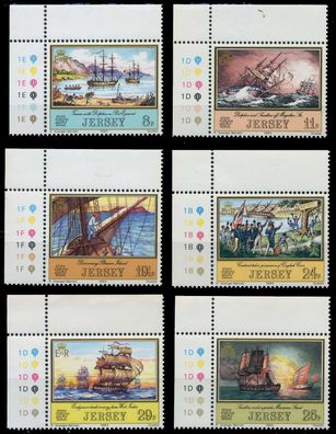 JERSEY 1983 Nr 293-298 postfrisch ECKE-OLI XAE295E